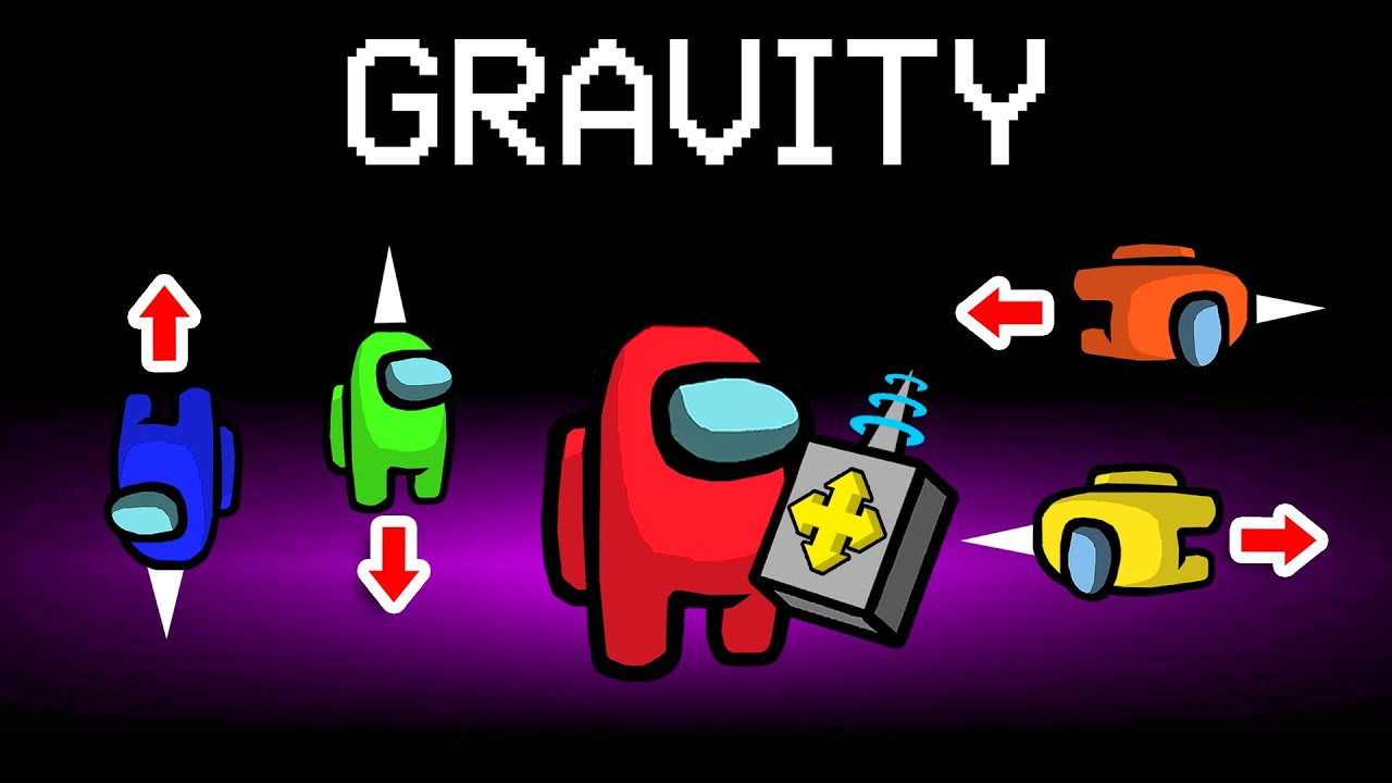 Among Us With GRAVITY CONTROL Role!