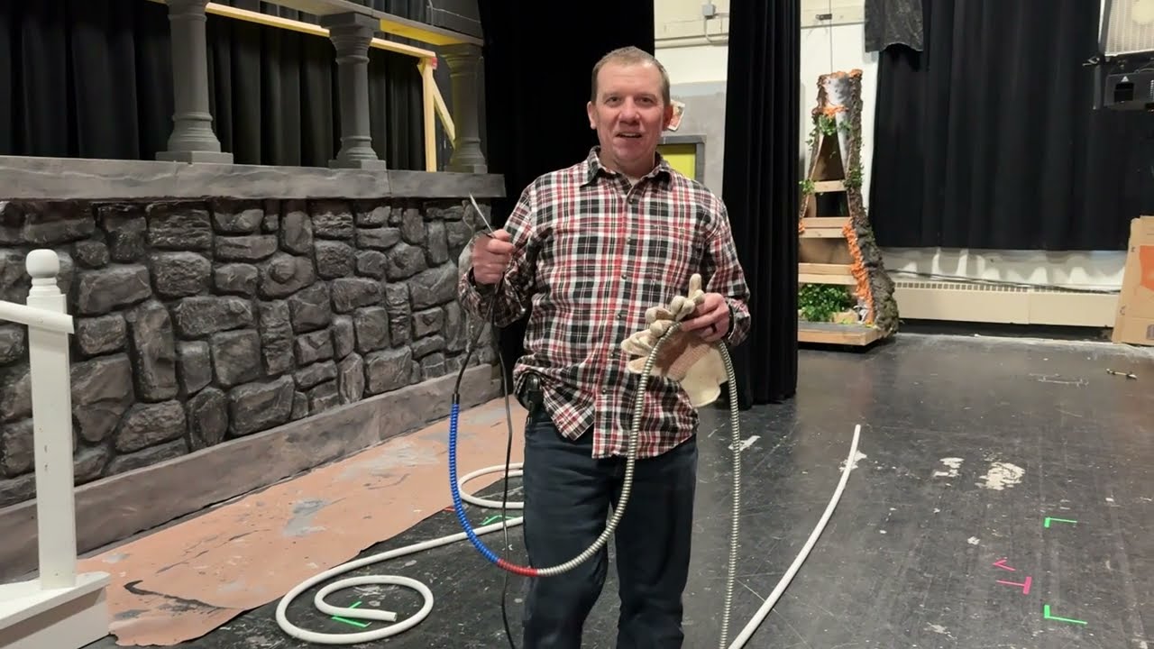 The making of Cinderella's Carriage at LHS Theatre