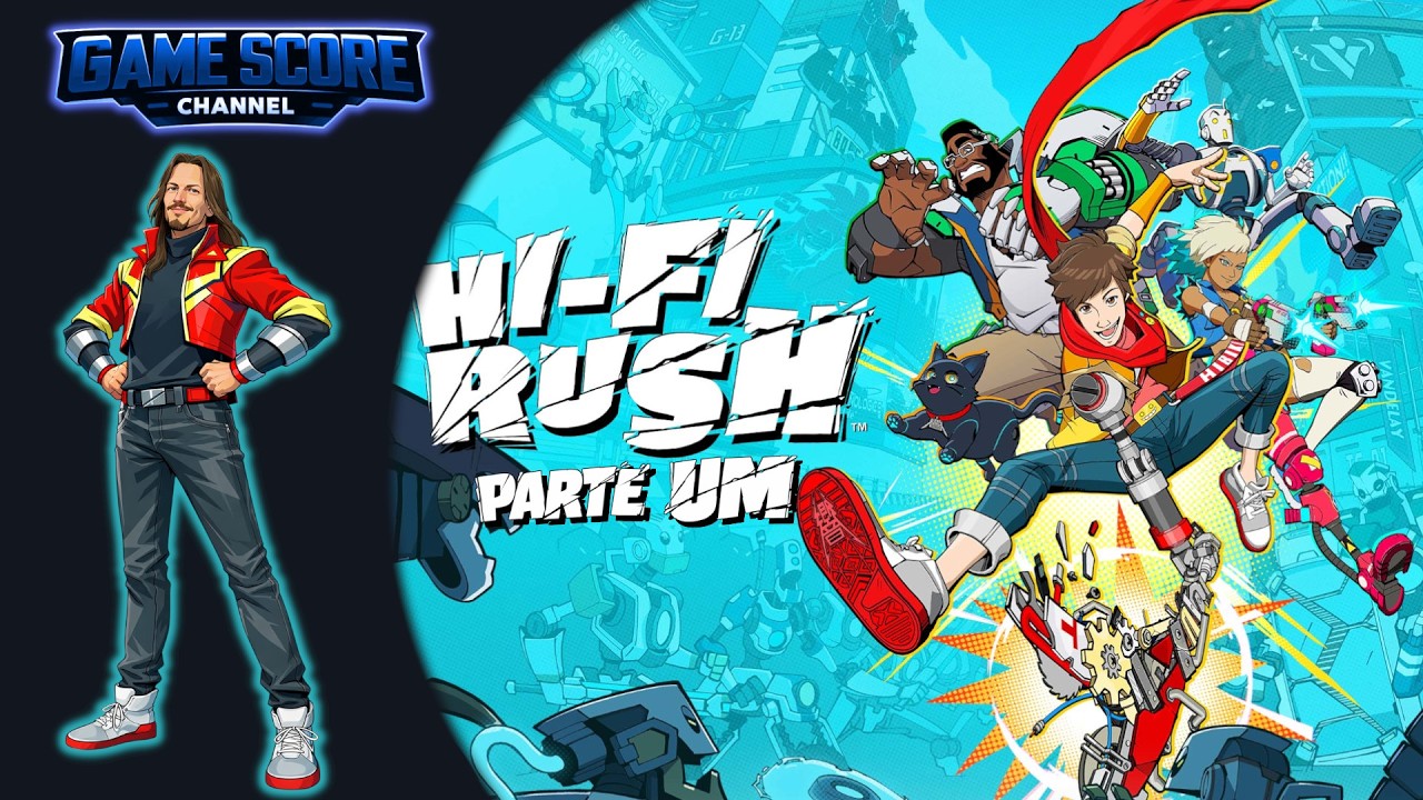 AO VIVO | Primeira vez jogando Hi-Fi Rush: Ritmo, Ação e Rock – Parte 1
