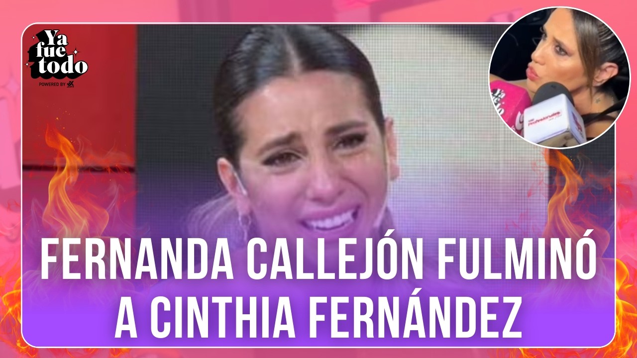 💣 CALLEJÓN SIN PIEDAD: SU FILOSA FRASE CONTRA CINTHIA FERNÁNDEZ