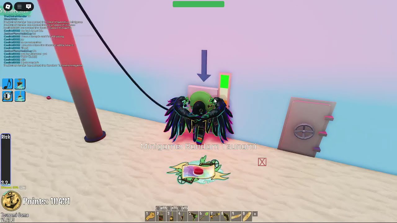 Roblox Tsunami Game: EVERY SINGLE MINIGAME in Version 1.47.2
