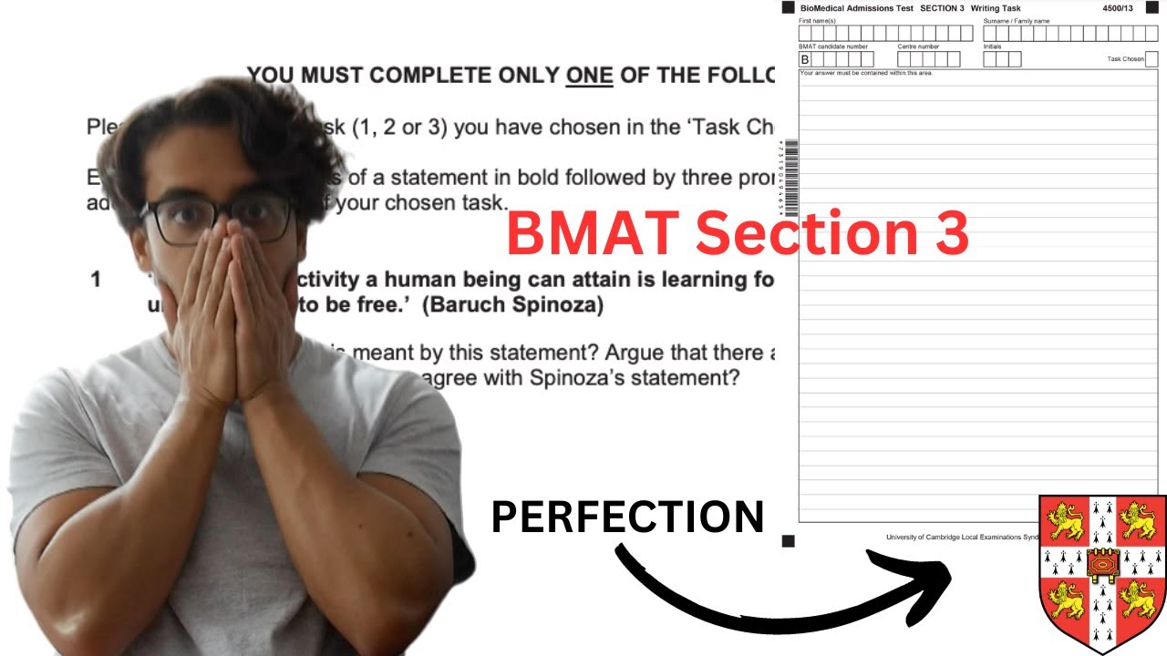 HOW TO WRITE THE PERFECT BMAT SECTION 3 ESSAY || Sigmamed.co.uk BMAT course