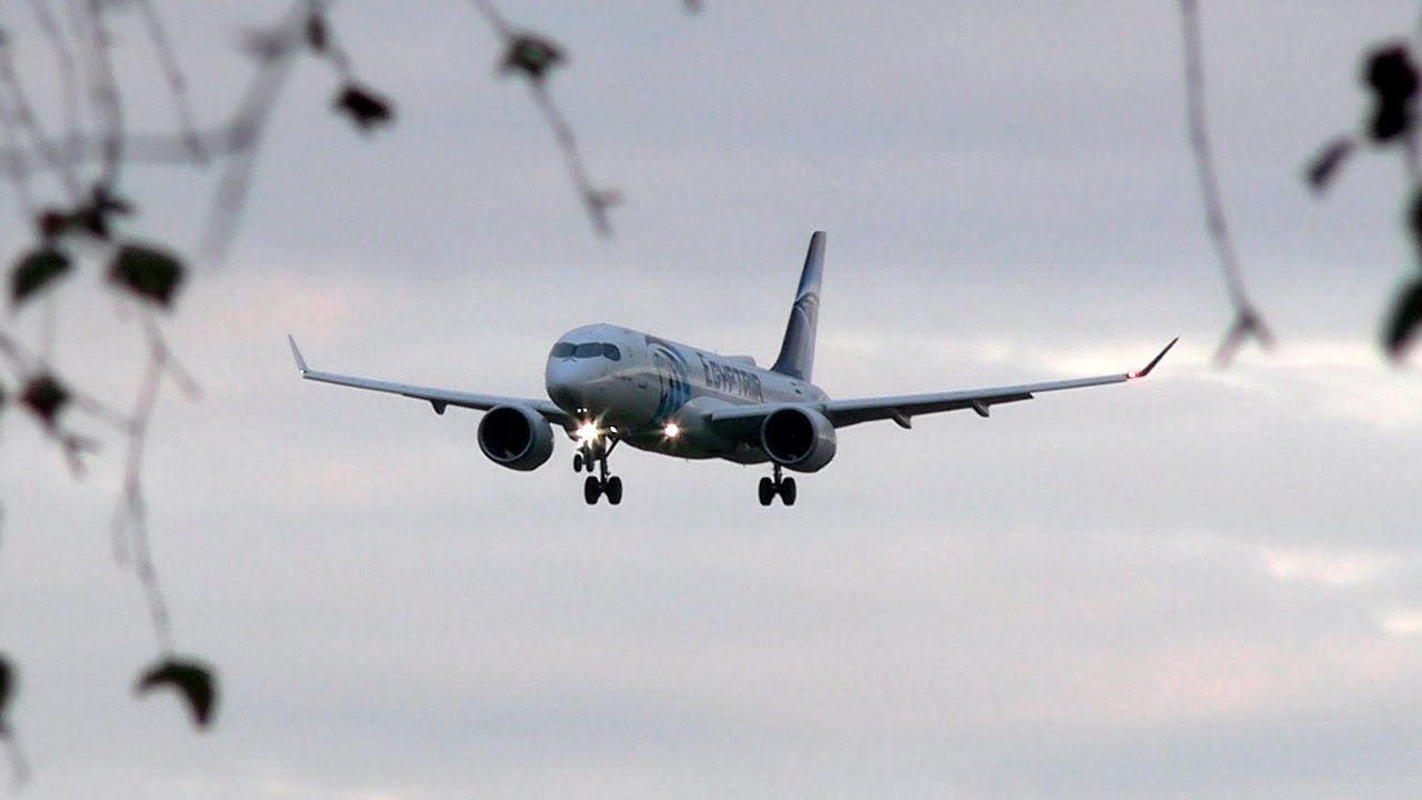 ✈EgyptAir начал летать на Airbus A220 (бывший Bombardier CSeries)