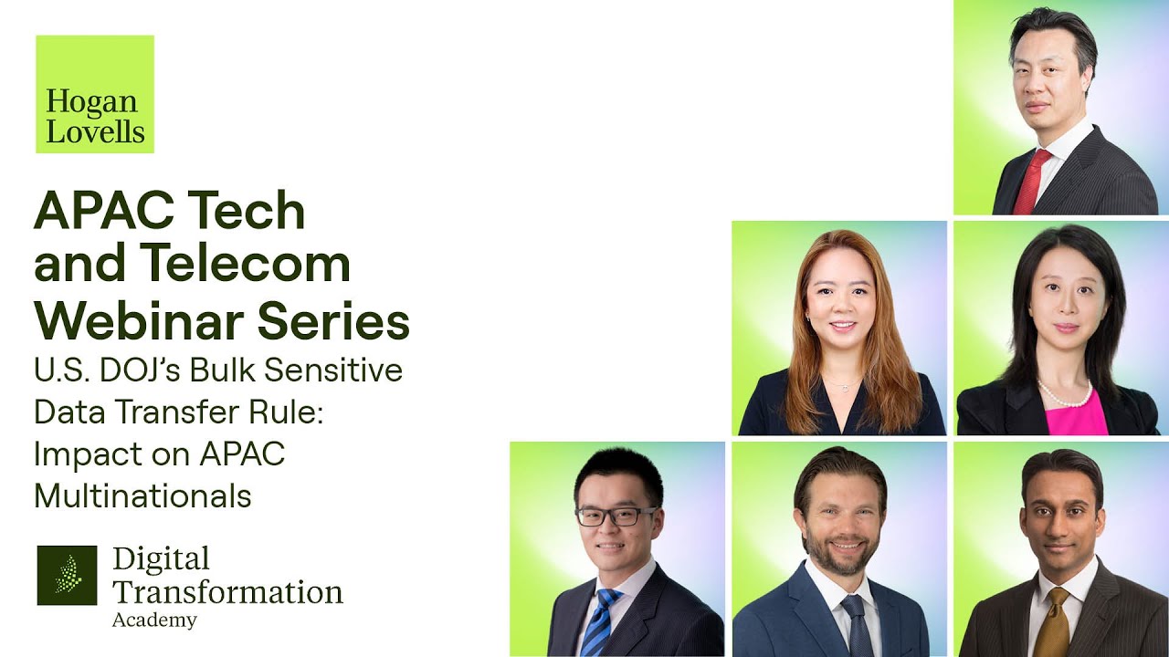 U.S. DOJ’s Bulk Sensitive Data Transfer Rule: Impact on APAC multinationals
