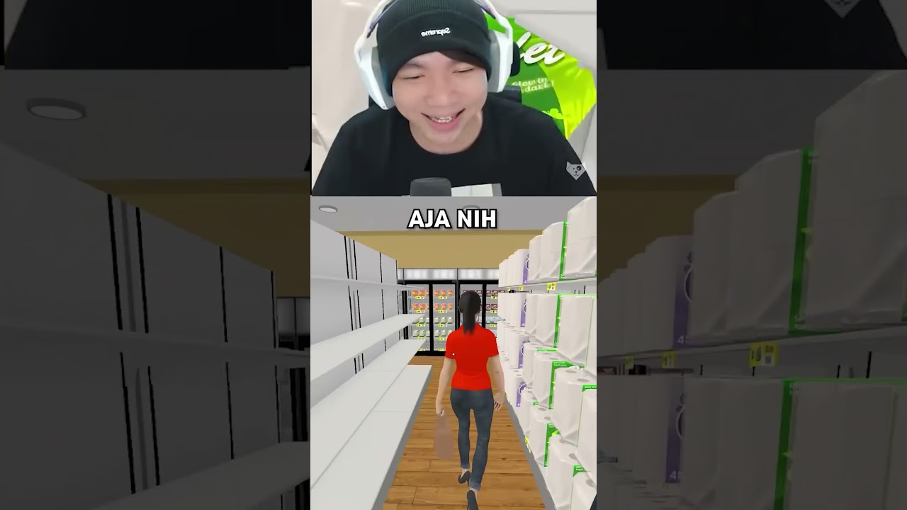 @Miawaug  Dirampok Tim Mendang Mending  #miawaug #supermarketsimulator #gaming #clips