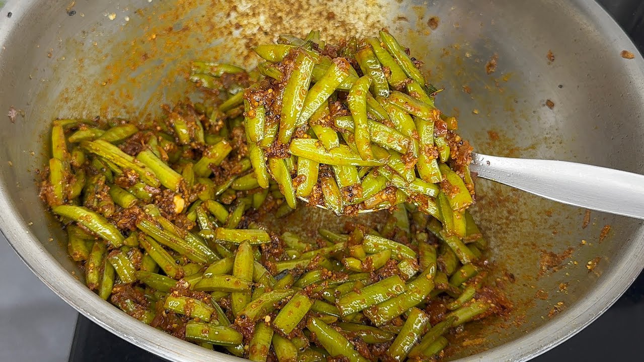 तेलातली गवार | खूपच चविष्ट झटपट बनणारी चमचमीत गवार भाजी | Gavarichi bhaji | Gavar recipe bhajirecipe