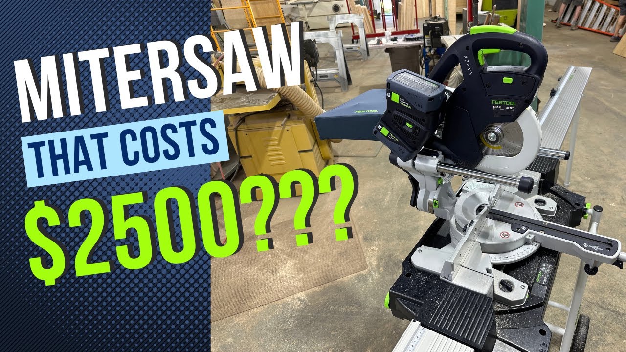 Представляем торцовочную пилу Festool KSC60: стоит ли она 2500 долларов?
