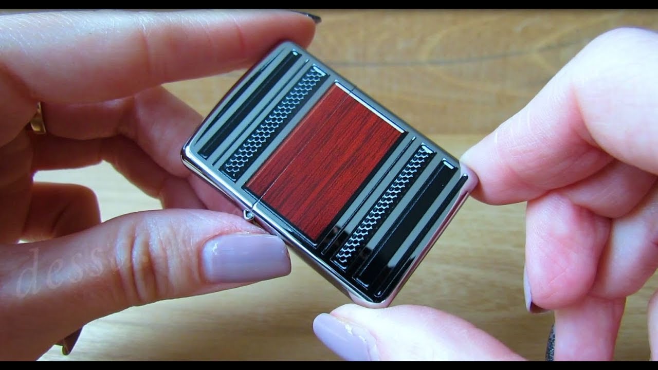 Зажигалка Zippo 28676 Steel And Wood (Видео обзор) podarki-odessa.com
