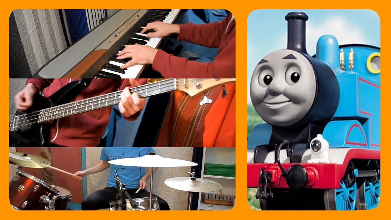 Thomas the Tank Engine theme song but reharmonized to uncomfortable chords