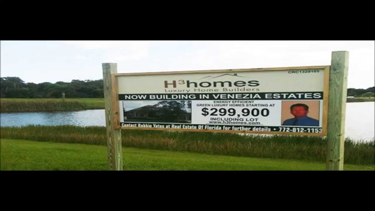 H3 Homes Now Building in VENEZIA ESTATES in beautiful Vero Beach, Florida 32966!