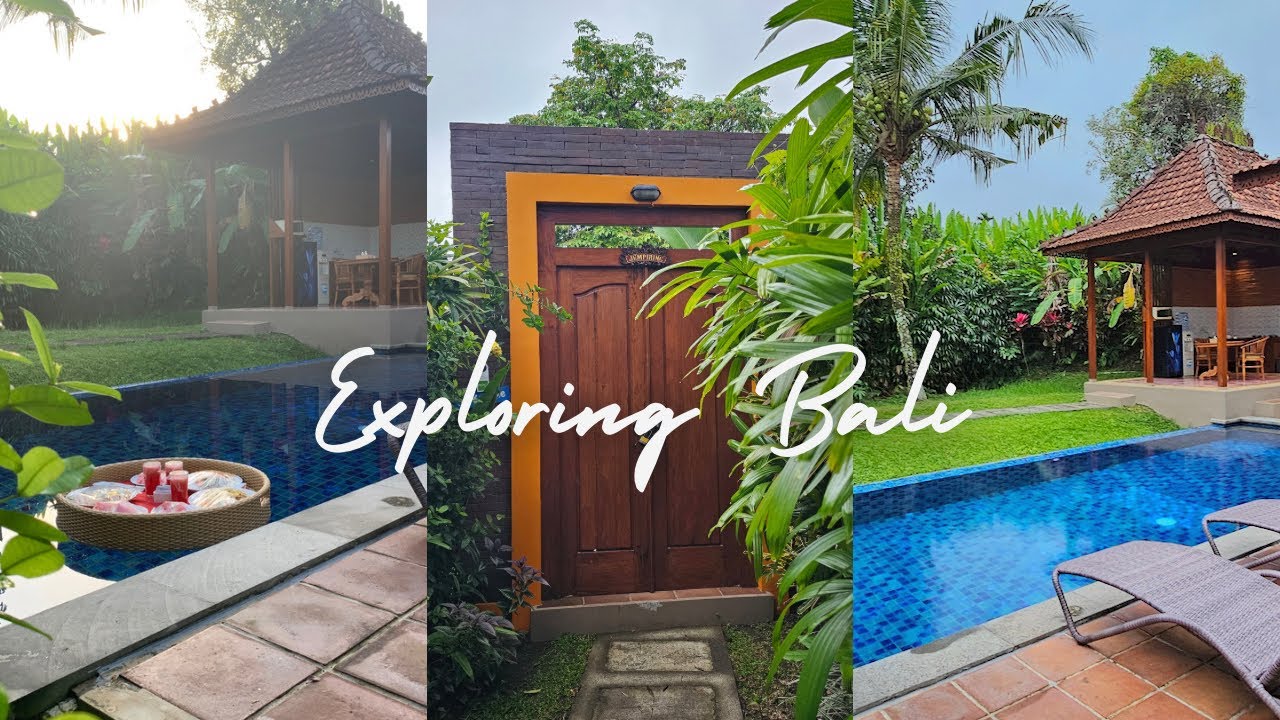 Ubud Heaven Private pool villas || Floating breakfast | Villa tour by Lucky & Mandy
