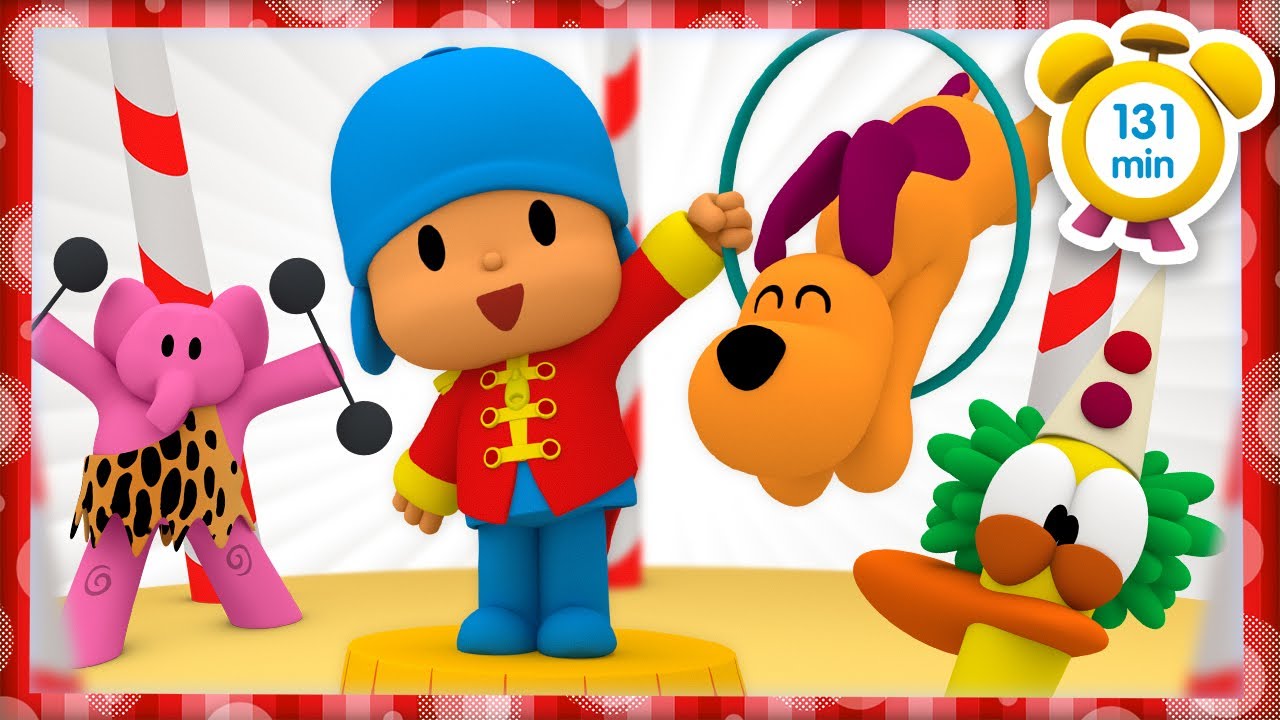 🎪 POCOYO em PORTUGUÊS do BRASIL - O CIRCO DA ALEGRIA 131 min DESENHOS ANIMADOS para crianças