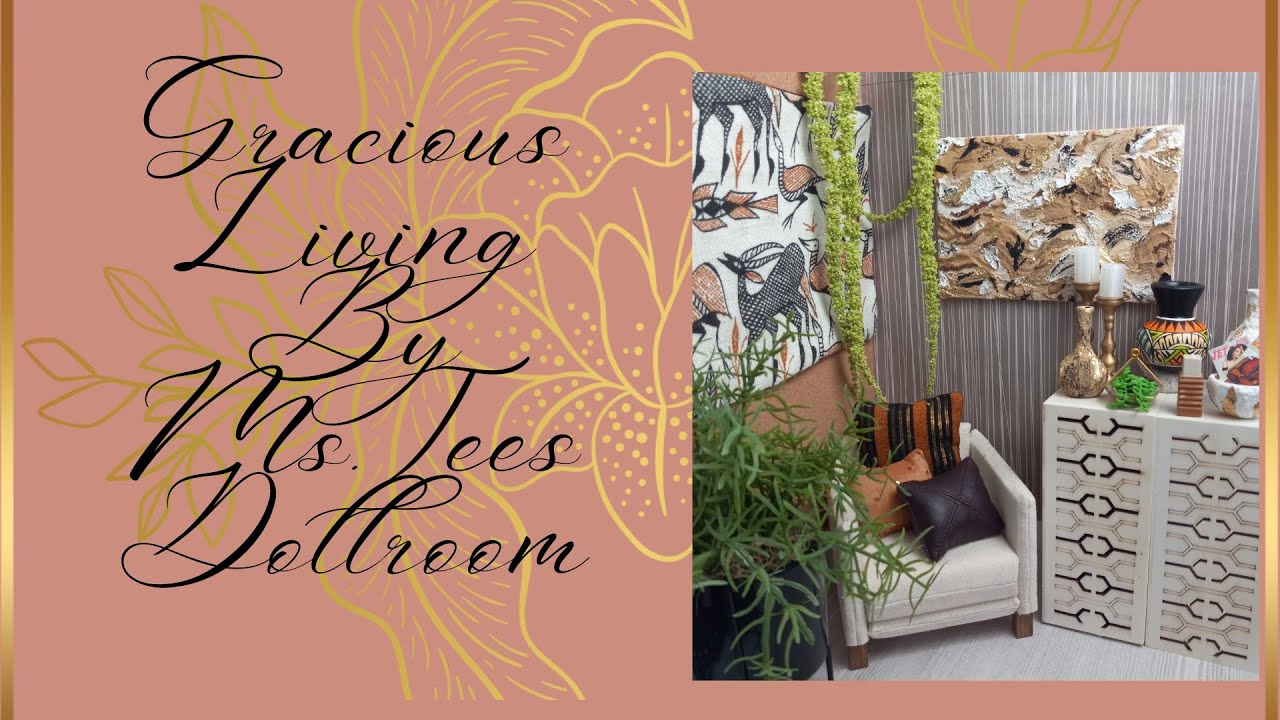 Gracious Living ~ Doll Diorama 1st Edition For 1/6 Scale Dolls Including Barbie & Integrity Dolls!