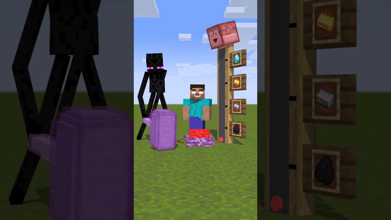 HELP Enderman To Power Up And Get Lots of Diamonds 