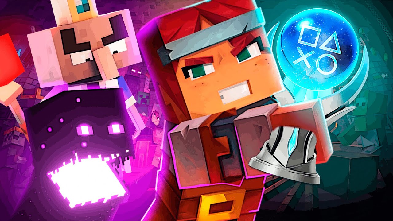 EU PLATINEI O DIABLO DE MINECRAFT (DUNGEONS)