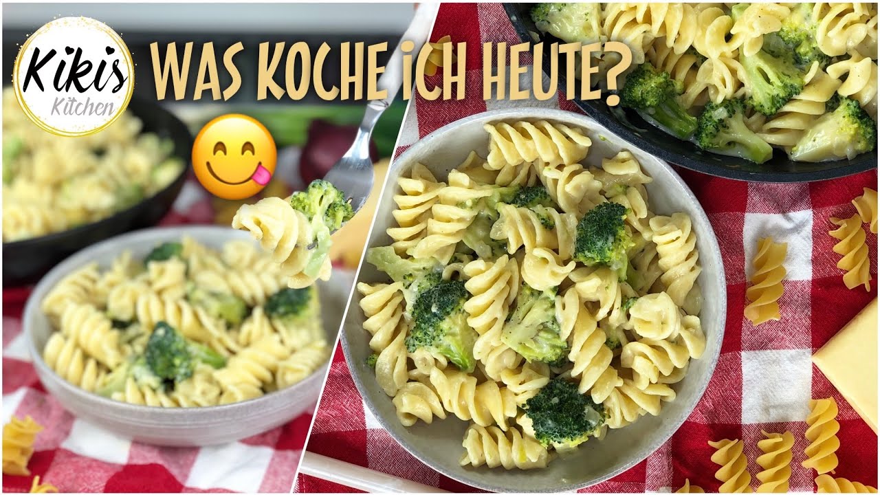 In nur 10 Minuten ein köstliches Nudelgericht / Nudeln in Brokkoli-Sahnesauce