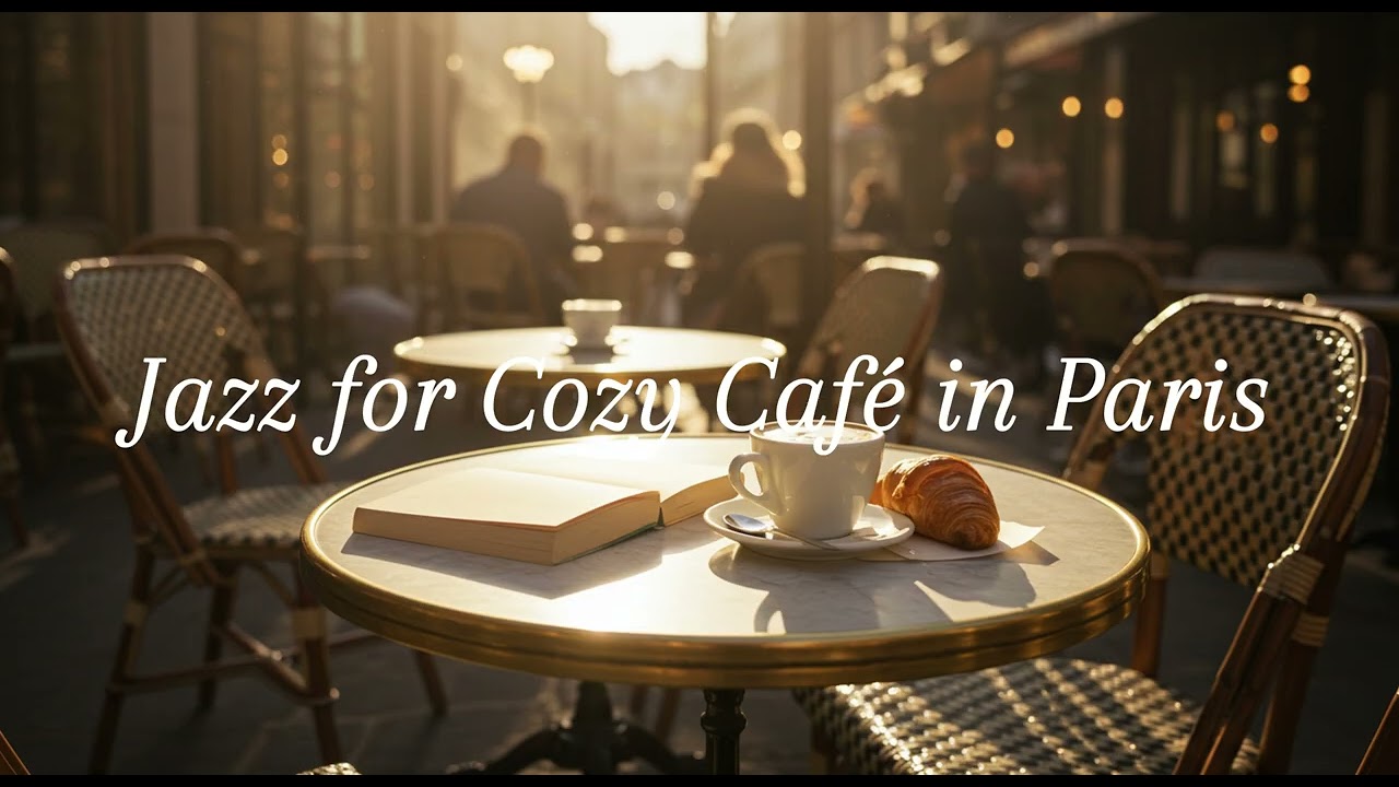 Sunny Caf&eacute; in Paris ☕ &ndash; Relaxing French Jazz in a Cozy Mood 🗼🎶