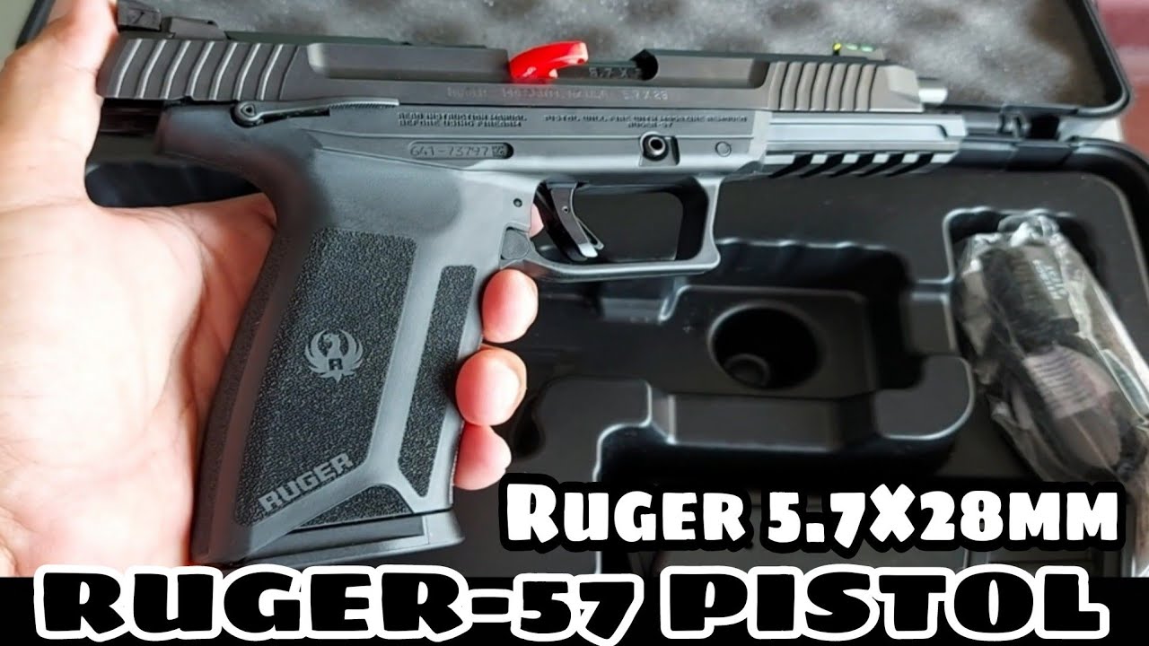 RUGER 57 PISTOL | MADE IN USA | 5.7×28MM | REVIEW AND UNBOXING.