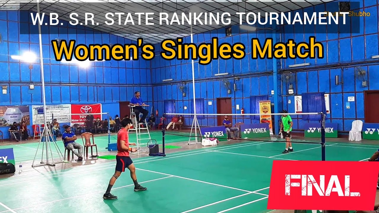 W.B. Senior State Ranking Badminton Tournament Rashika Das Vs Kanishka Bijarnia @BWF #wbba
