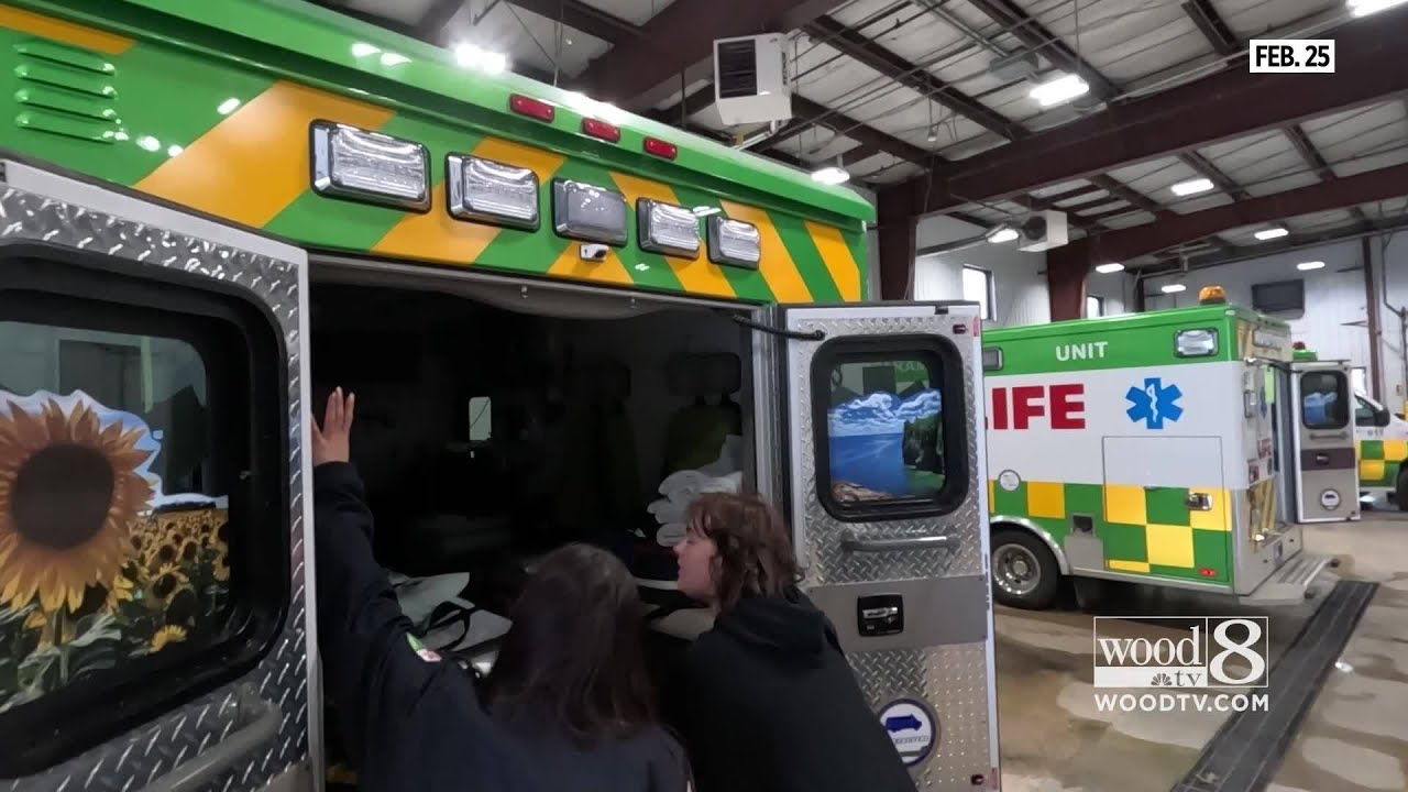 Young woman reunites with paramedics who saved her life