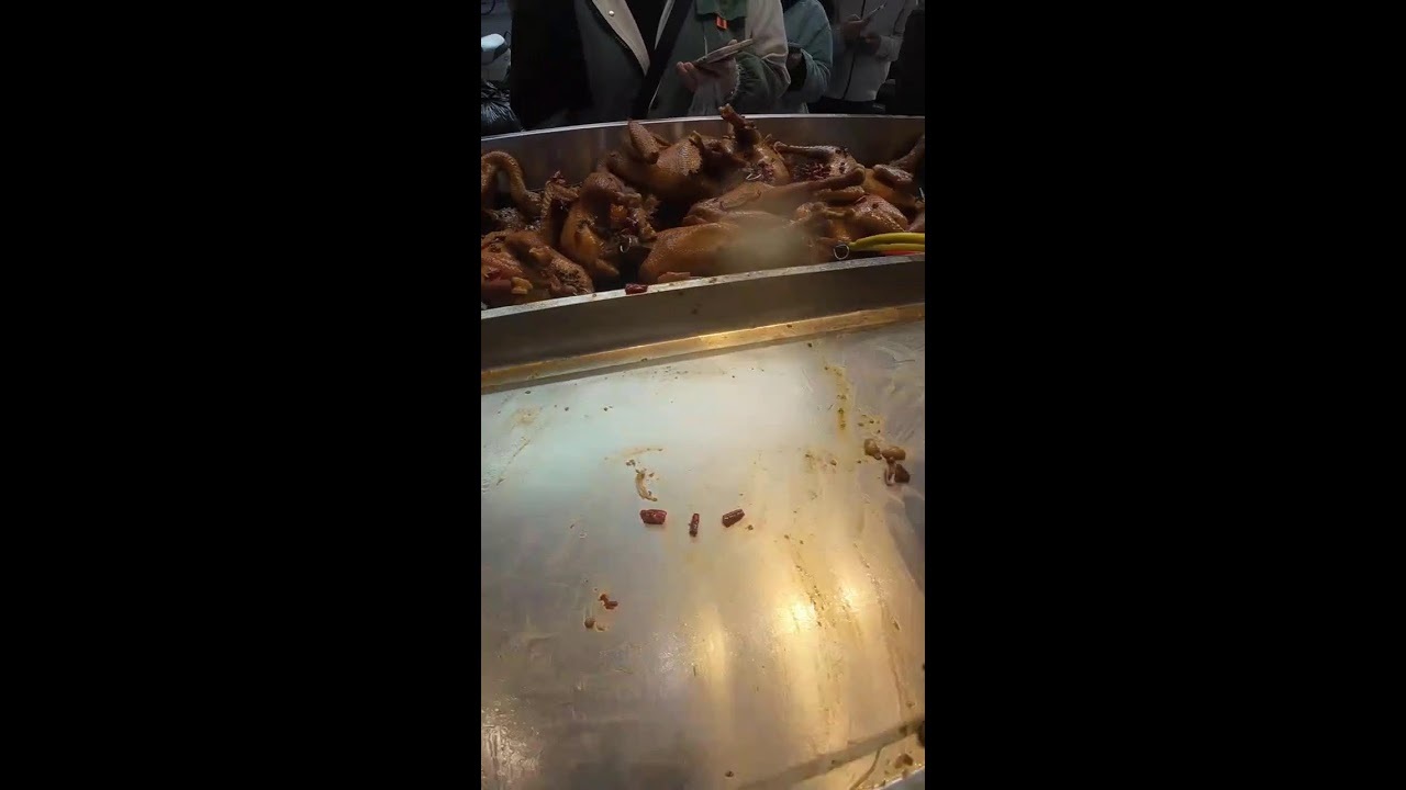 Chinese Street Food Livestream | POV Shredded Chicken Technique with Real Market Sounds