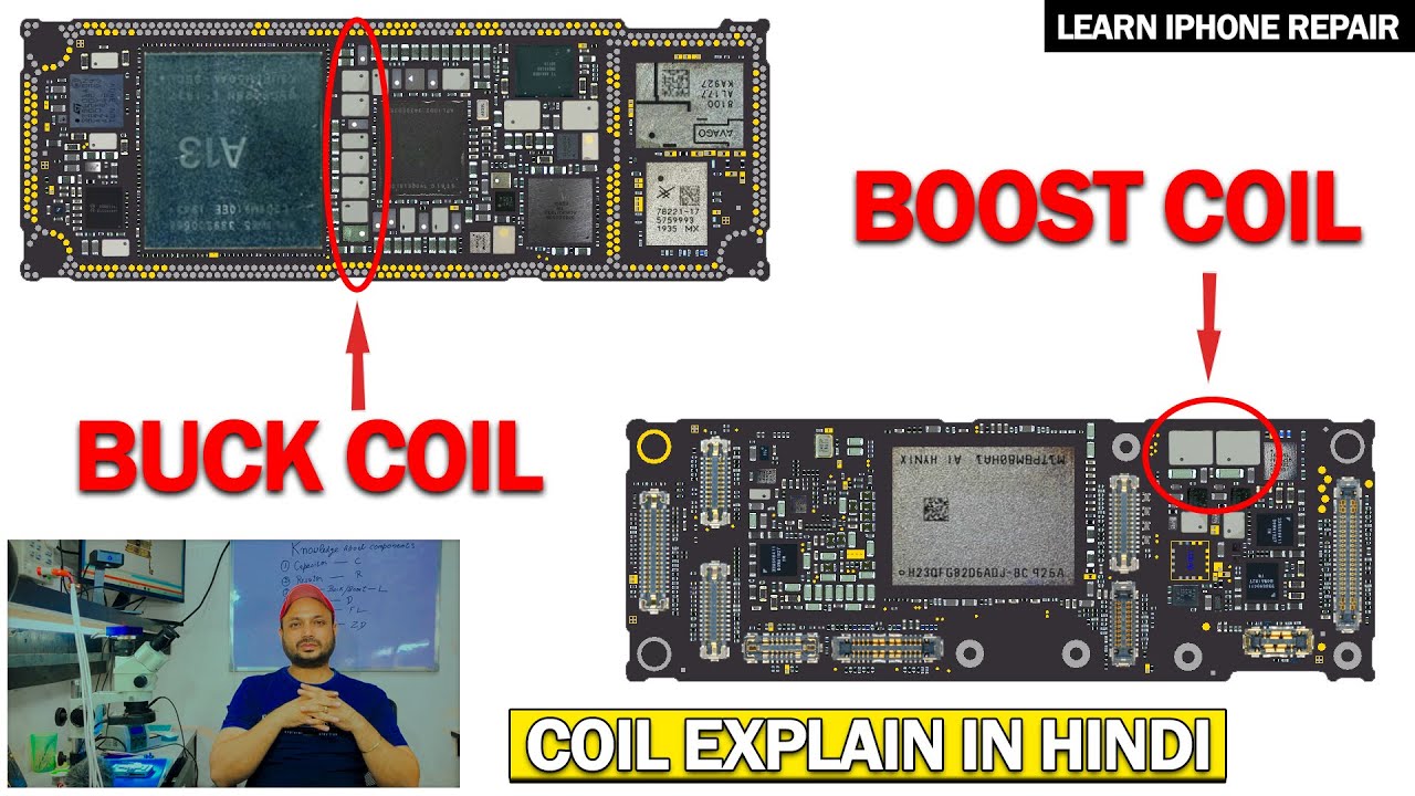 what is coil | explanation of buck coil and boost coil | learn iPhone repair | mobile repair academy