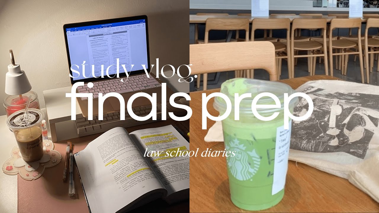 law school diaries ⚖️ finals prep vlog (productive days before exam week)