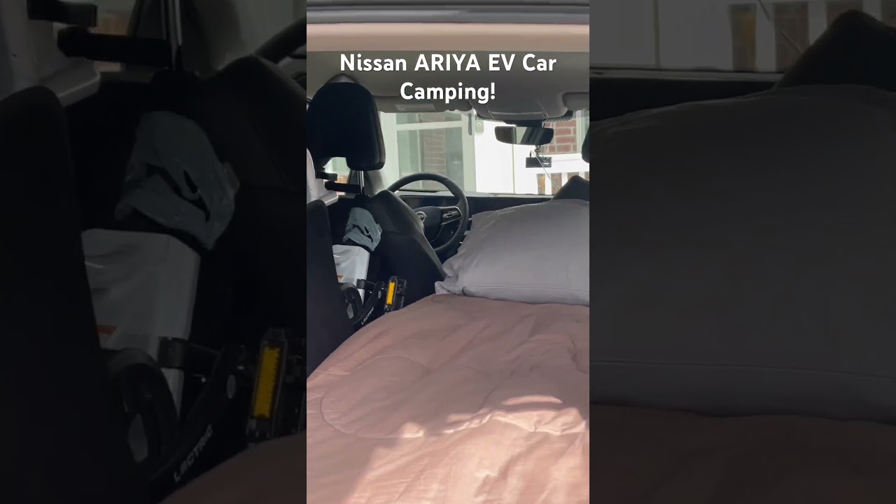 Car Camping: Nissan ARIYA EV W/ Lectric XP 3.0