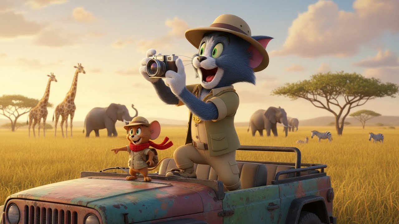 African Safari Adventure 🦁🌍 | Tom & Jerry