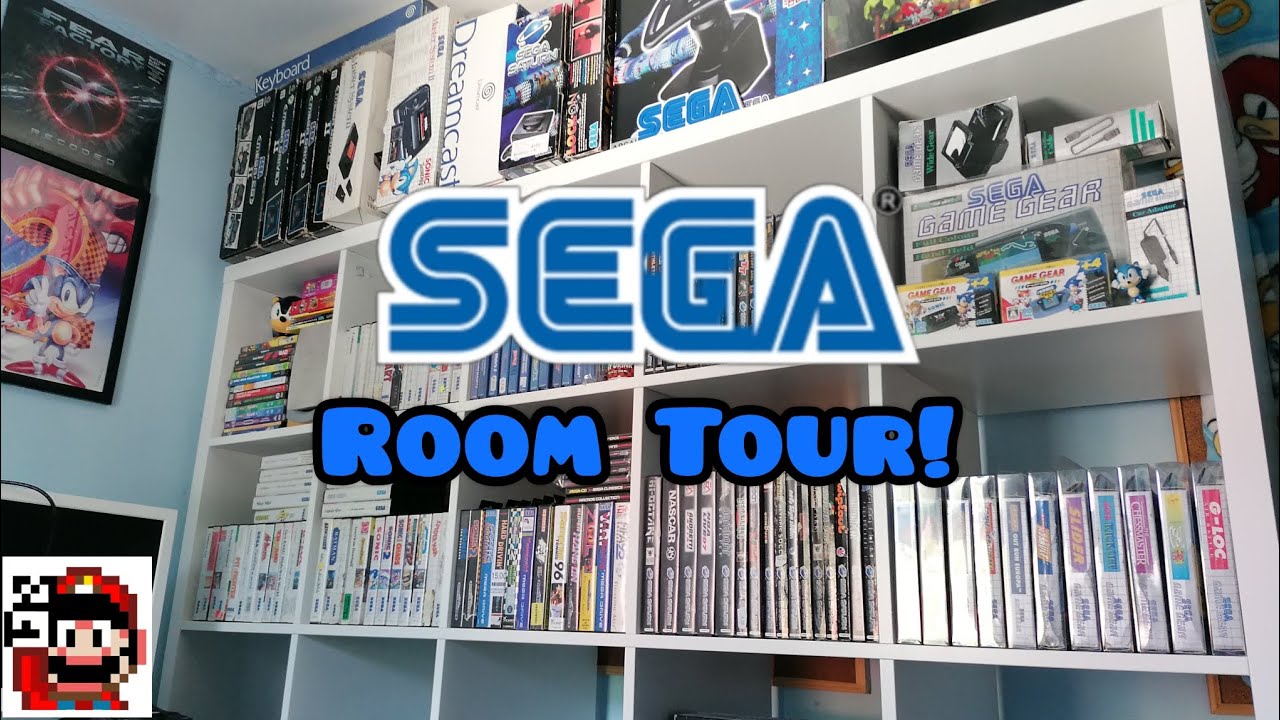 Sega Room Tour 2024 #sega #saturn #roomtour #dreamcast #gamegear #retro #megadrive #mastersystem