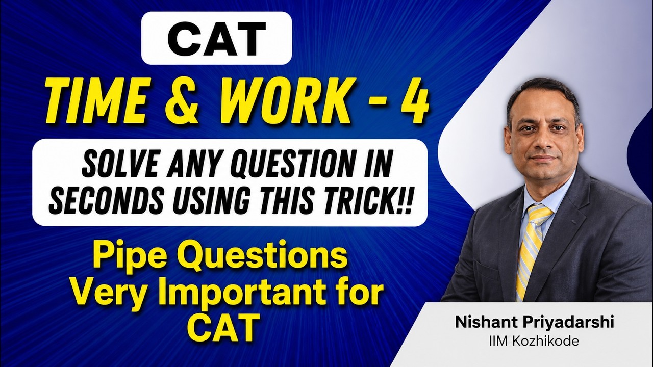 Time and Work - 4 | Shortcut Tricks | CAT | Quantitative Aptitude