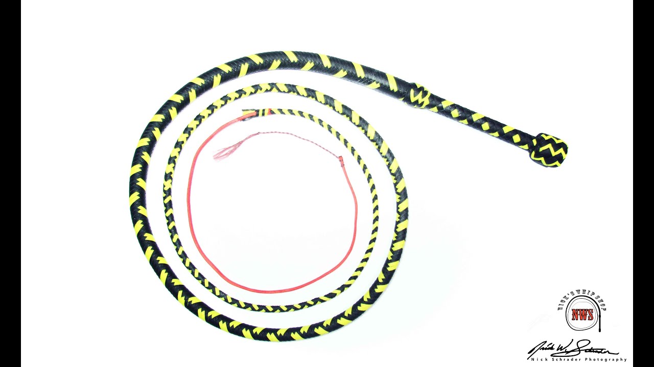 The Making of an 8.5ft, 18 Plait, Nylon Bullwhip  - Nick's Whip Shop