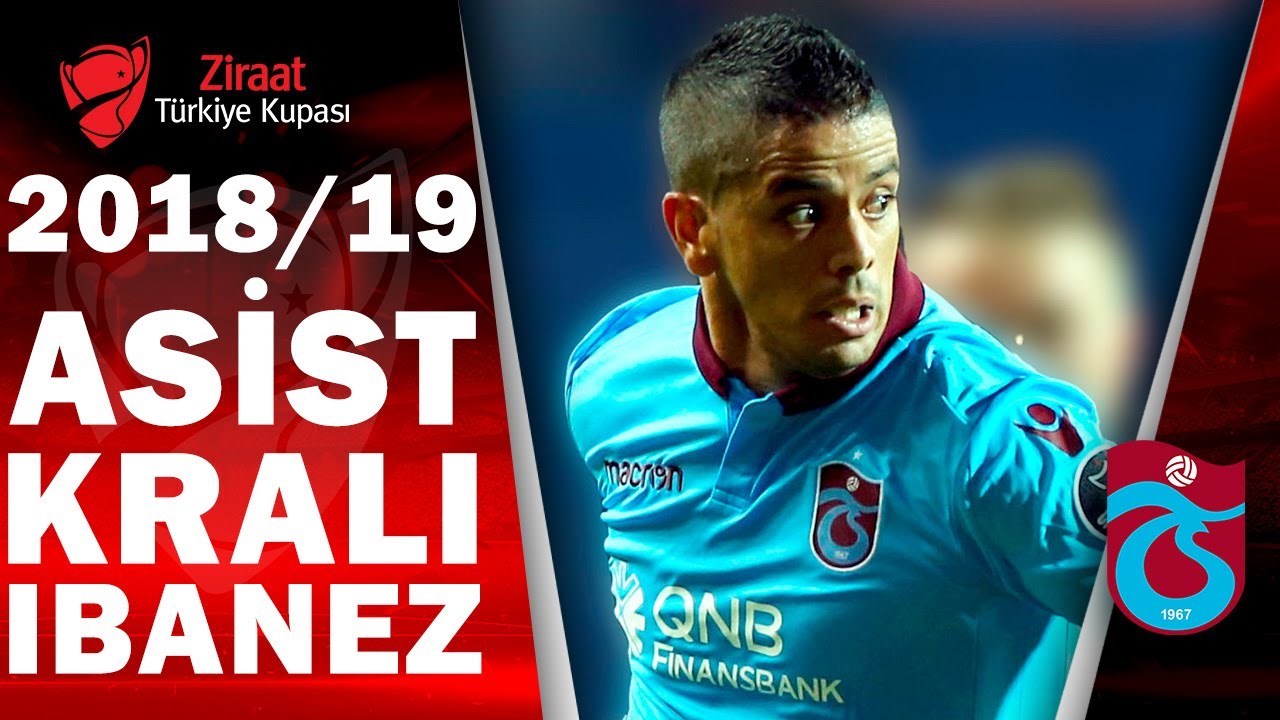 Trabzonspor Luis Ibanez Ziraat Türkiye Kupası 2018-2019 Sezonu Asist Kralı