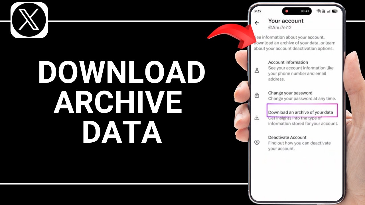 How to Download Your X Data Archive