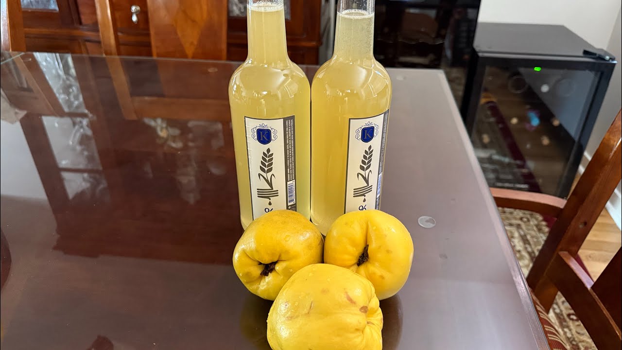 Quince liquor!! Mele Cotogne Liquor!
