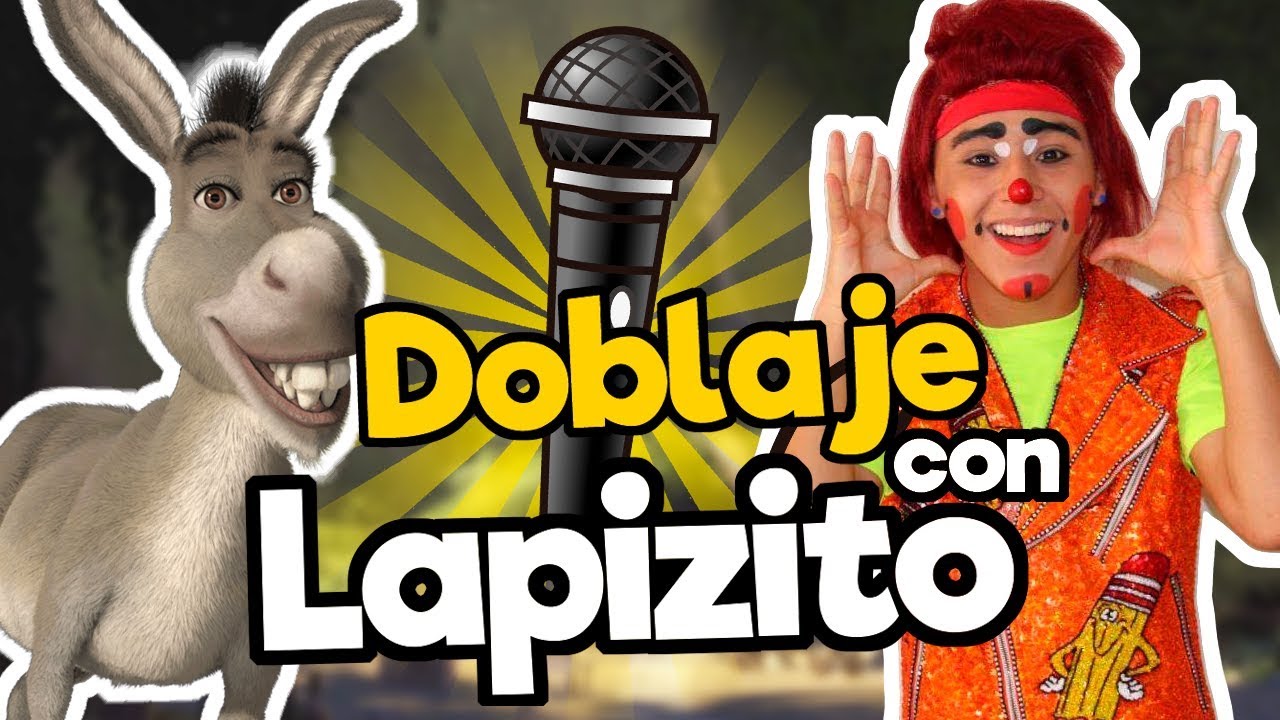 FANDUB (Doblaje Burro de SHREK) con LAPIZITO/ Memo Aponte