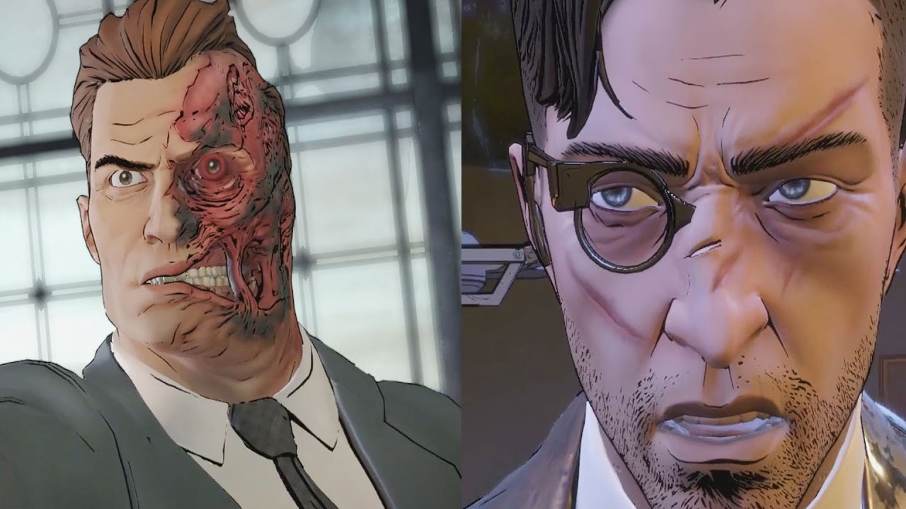 BATMAN TELLTALE EPISODE 5 TWO FACE & PENGUIN Boss Fights
