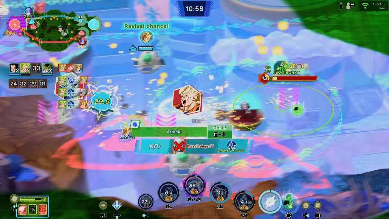 Winning against high rank gotenks and baby with FATHER BROLY