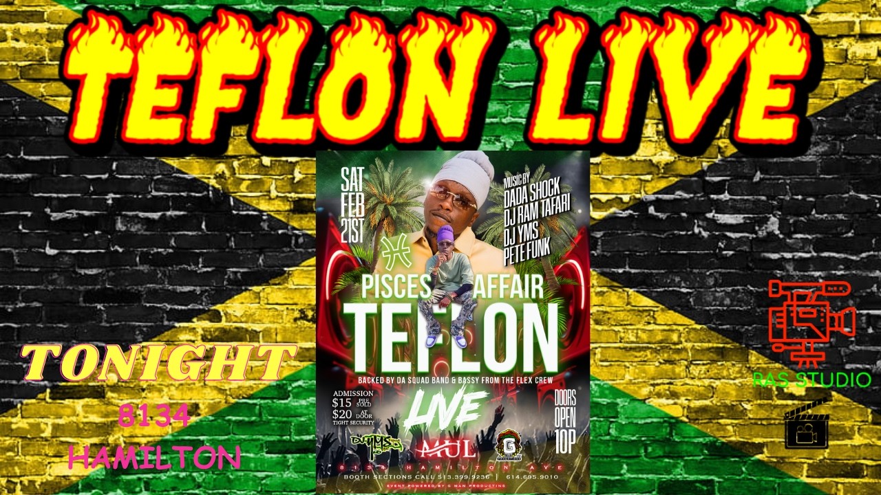 TEFLON LIVE TONIGHT CINCINNATI,OH @ 8134 HAMILTON AVE