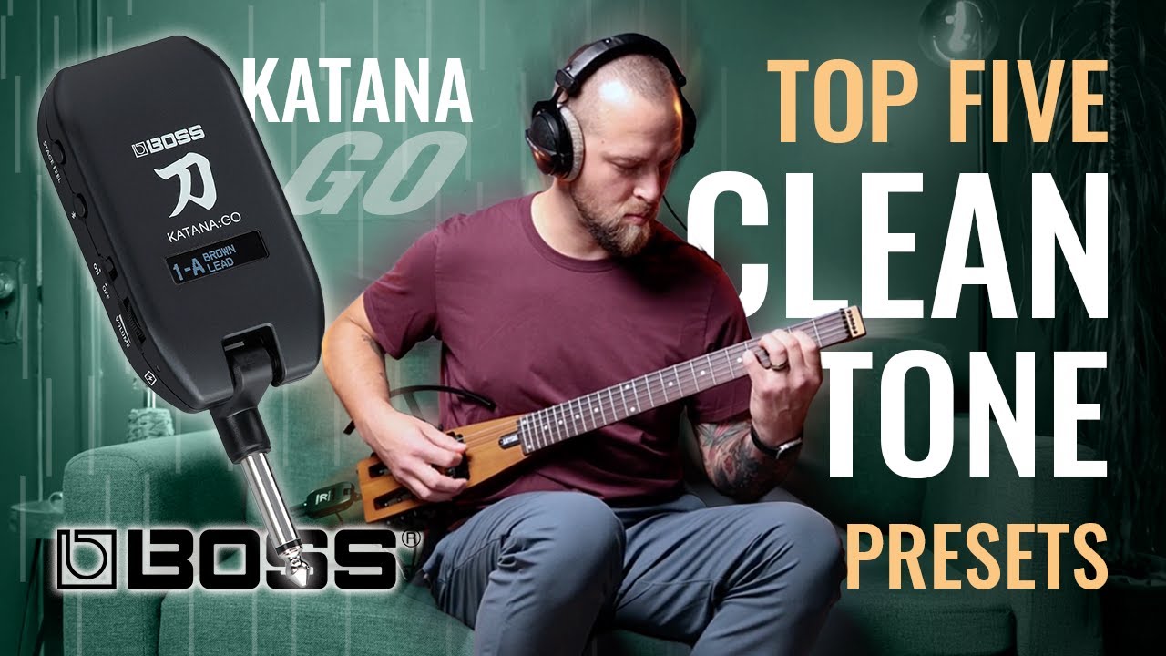 Is This The Perfect Pairing? BOSS Katana Go x Anygig Travel Guitar - Top 5 Clean Tone Presets