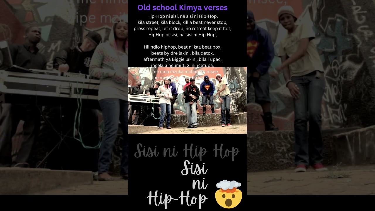 Old School KEnyan Hip Hop - Kimya's verses #shorts