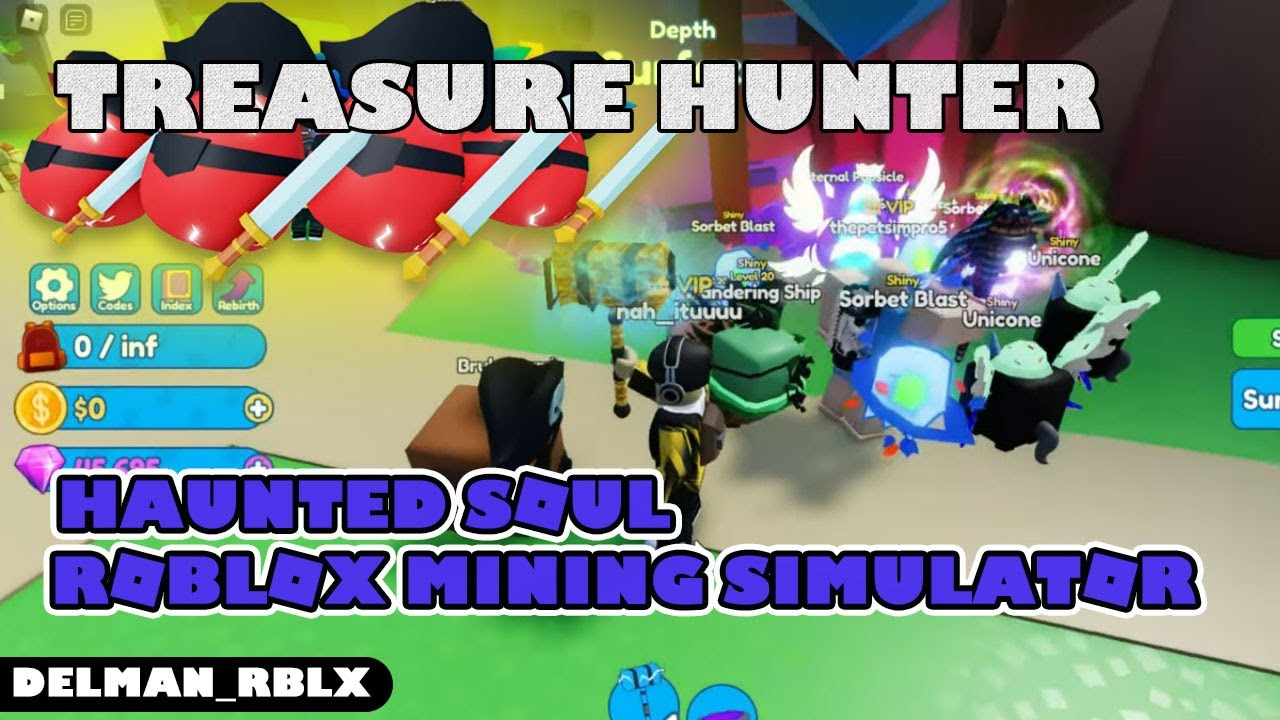 Treasure Hunt I Got Haunted Soul - Roblox Mining Simulator 2