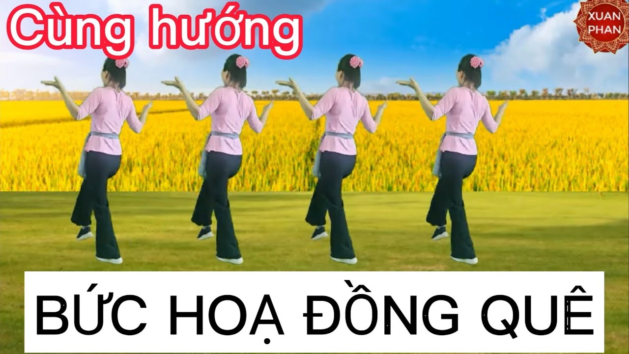 🌳BỨC HOẠ ĐỒNG QUÊ☘️// CÙNG HƯỚNG ( CĐ: 20/10-8/3 ...RẤT ĐẸP- DỄ TẬP)