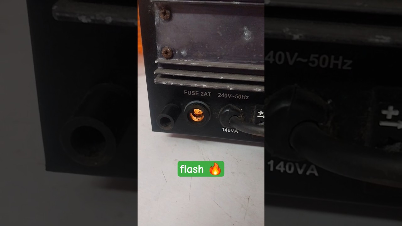 Ahuja Amplifier fuse problem 