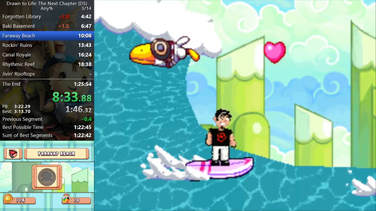 Drawn to Life: The Next Chapter (DS) Any% Speedrun in 1:24:05