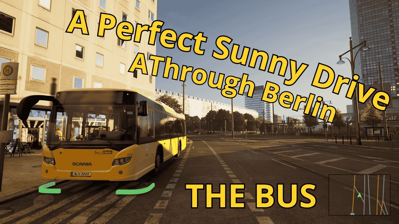 Driving the Scania Citywide LF Through Sunny Berlin in The Bus! ☀️🚌