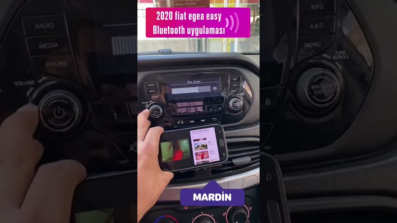 2020 #fiategea easy paket aracımızı bluetooth uygulaması