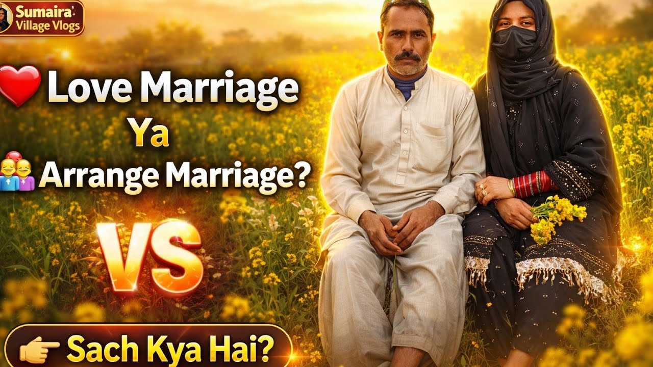 Hamari Love Marriage Hoi Ya Arrange? || Khud Dekhiye Is Video Mein || Emotional Story 
