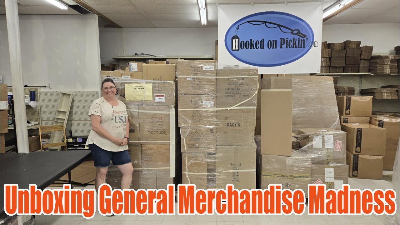 Unboxing General merchandise madness! We found some amazing items in this unboxing!