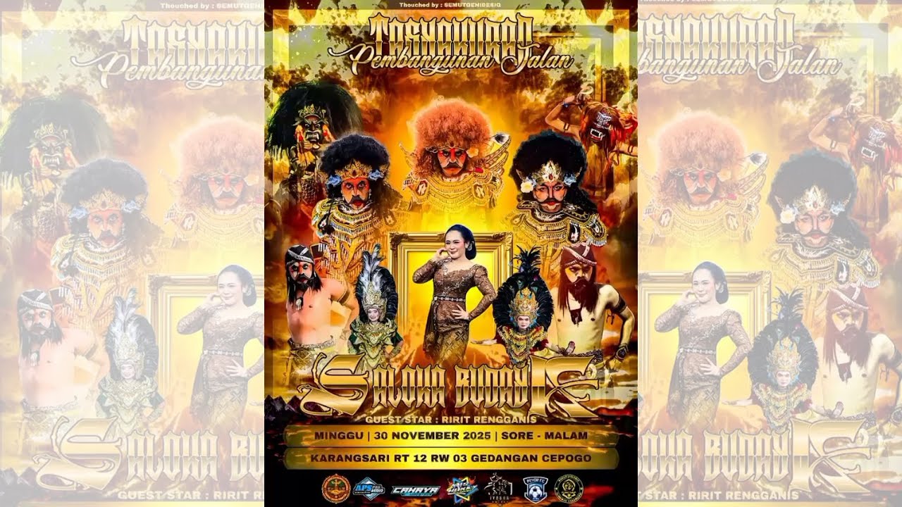 LIVE SALOKA BUDAYA REOG CAMPURSARI // TASYAKURAN PEMBANGUNA JALAN // KARANGSARI, 30 NOVEMBER 2025